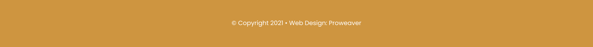 © Copyright 2021 • Web Design: Proweaver